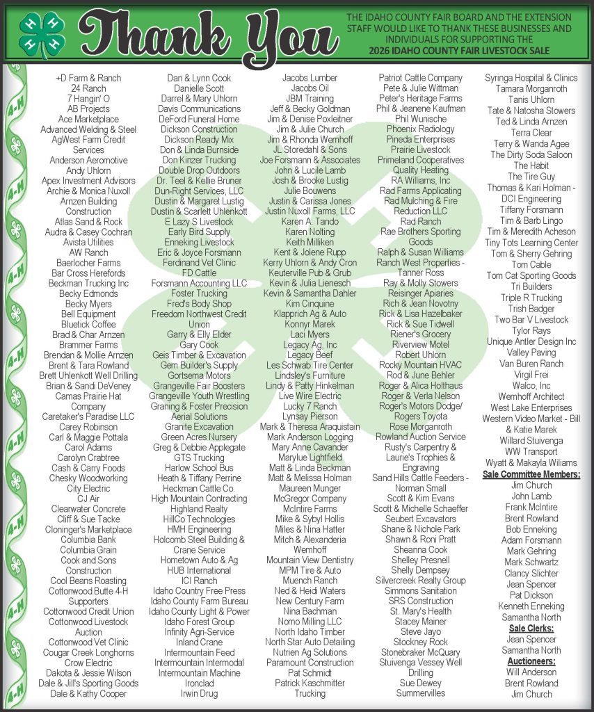 26332 idaho county fair board 4x8 wk 37 2026 sep2026 idaho county free press oy